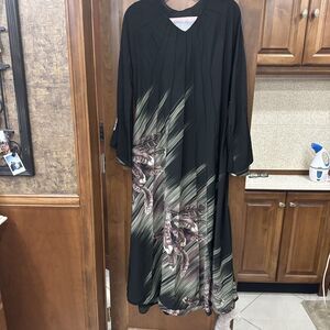 Avant Grade Italian Silk Dress Kaftan Barbara Bologna
